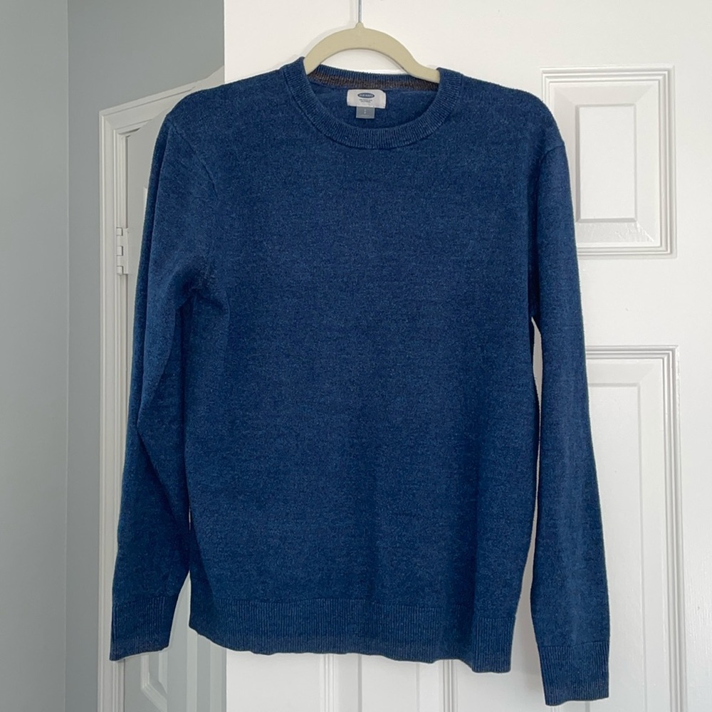Old Navy blue sweater men’s size small